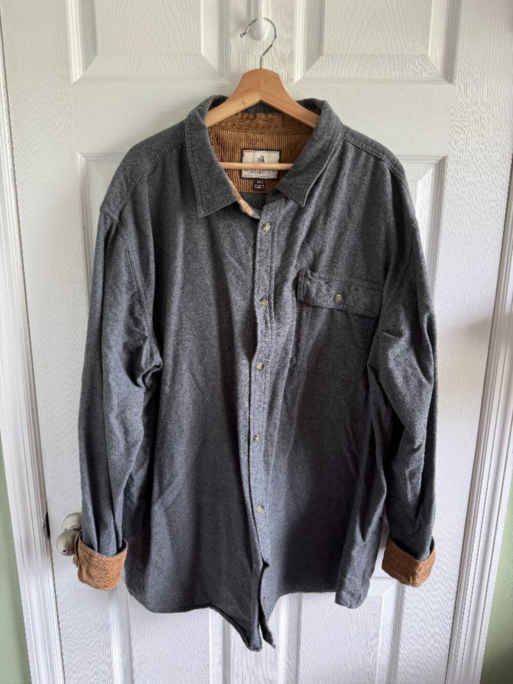 Legendary Whitetails Men's Buck Camp 100% Cotton Flannel Button Down Shirt 3XT